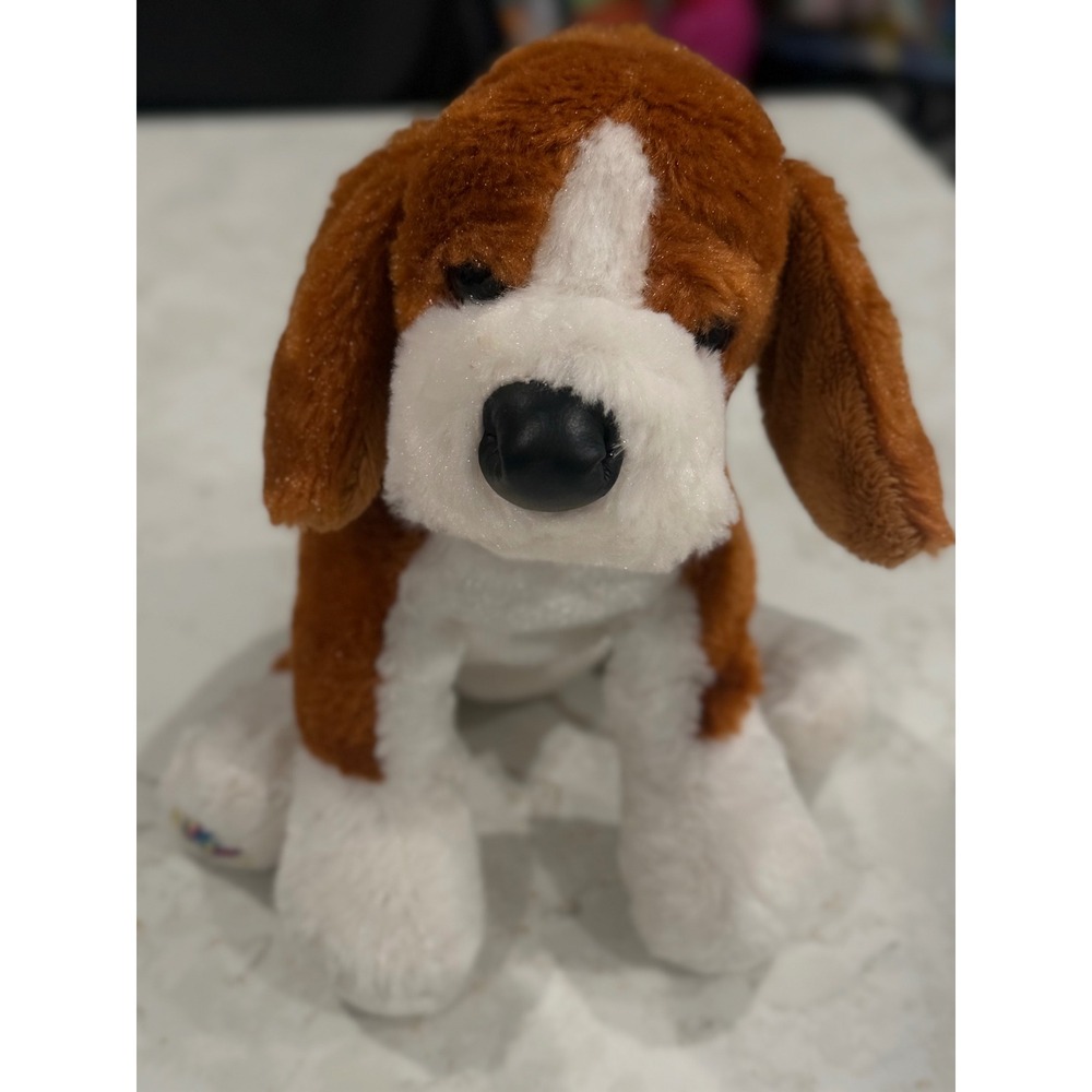 Ganz Webkinz Beagle Plush‎ Brown White Black Dog Stuffed Animal No Code HM149